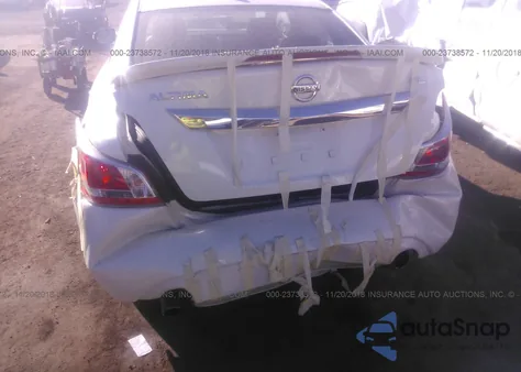 2013 Nissan Altima 2.5 Sl из США, поврежденный, VIN 1N4AL3AP1DN566420